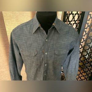 Robert Graham Denim Shirt sz Medium